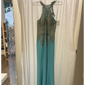 Jovani 33691 Aqua SZ: 6